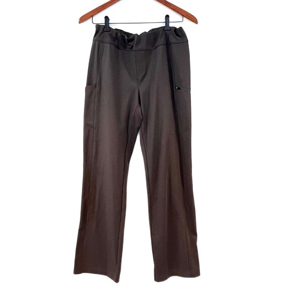 Royal Robbins Grey Pants Pull On Trim Fit Short Straight Leg Pockets Activewear - Picture 1 of 9